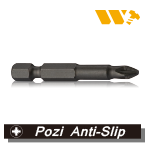 Pozidriv－Anti-Slip－Reducing－Shank－Power－Bit